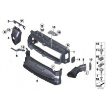 BMW 1 F20 21 Deflettore aria superiore 13266