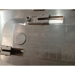 AUDI Q7 4L S-Line Rivestimento porta posteriore sinistra argento - 3638