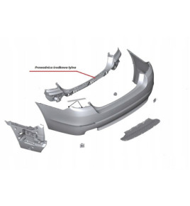 BMW 4 F32 F33 Ślizg Zderzaka Lewego Tył - 2770