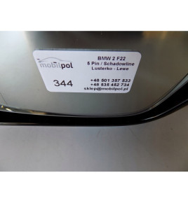 SPECCHIO BMW 2 F22 SHADOWLINE SINISTRO 5 PIN -344